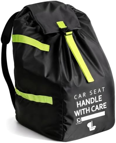 Upgrade Car Seat Travel Bag for Airplane: Backpack Carseat Bags Fit Graco by Welcome
