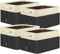 BALEINE Fabric Storage Bins for Shelves, Linen Storage Baskets for Organizing by BALEINE