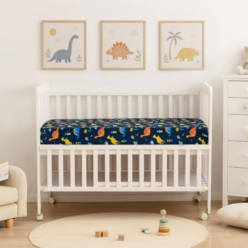 david's kids 3 Pack Fitted Crib Sheets, Ultra Soft Breathable Comfortable Baby - Image 6
