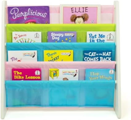 Humble Crew Kids Bookshelf, Montessori Front Facing Toddler Bookcase 4 Tier by HumbleCrew