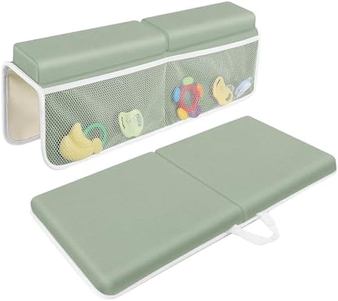 JJGoo Bath Kneeler with Elbow Rest Pad Set, 1.5 inch Kneeling Pad Mat by JJGoo