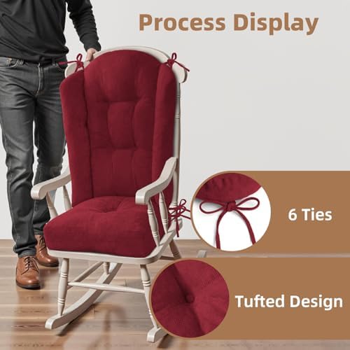Wingback Rocking Chair Cushion - Image 3