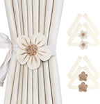 SRG Curtain Tiebacks for Curtains 4 Pack, Decorative Curtain Holdbacks for by SRG