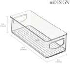 mDesign Small Plastic Nursery Storage Container Bins - Image 3
