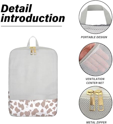4 Set Packing Cubes Travel Luggage Organizers Compression cubes - Image 4