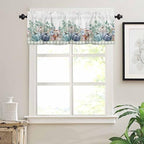 Fall Thanksgiving Kitchen Curtains and Valances Set, Farmhouse Plaid - Image 6