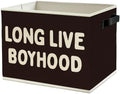 Long Live Boyhood Boys Storage Bins Box by Unknown
