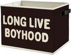 Long Live Boyhood Boys Storage Bins Box by Unknown