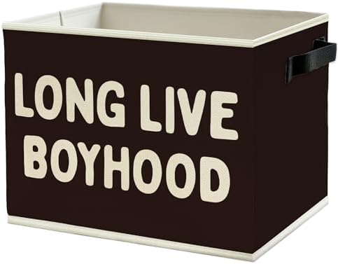 Long Live Boyhood Boys Storage Bins Box by Unknown