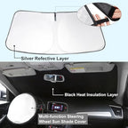 TINGLU Sun Shade for Toyota 4Runner 2025 2026 Accessories Windshield Sun Shade - Image 2