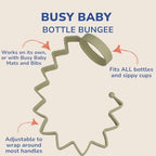 Busy Baby Bottle Bungee and Sippy Cup Strap in Food Grade Silicone - Image 3