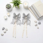 2 Pack French Lace Bow Curtain Tiebacks - Image 3