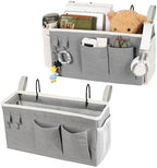Bedside Caddy, Bedside Storage Bag Hanging Organizer by Loghot
