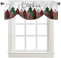 Merry Christmas Blackout Tie Up Valance Curtains by VandarllinHomeKitchenDecor