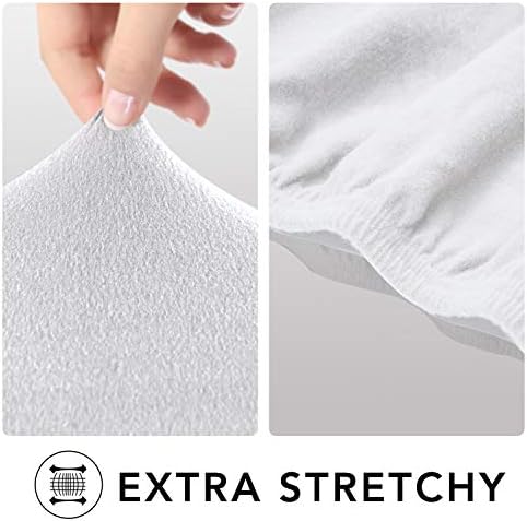 PureFit Stretch Loveseat Covers Fleece Couch Covers - Image 4
