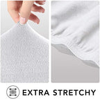 PureFit Stretch Loveseat Covers Fleece Couch Covers - Image 4