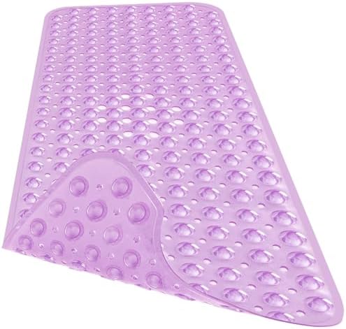 Extra Long Bathtub Mat Non Slip Bath Mat Purple 40"x16" Full - Image 3