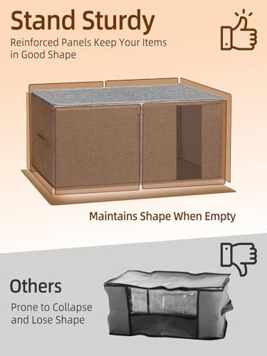 90L Rigid-Structured King Size Comforter Storage Bags - Image 5
