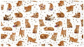 Bathtub Mat Non Slip 26.8x15.1In, Cat Paws Bath Mat by Anna+Cowper