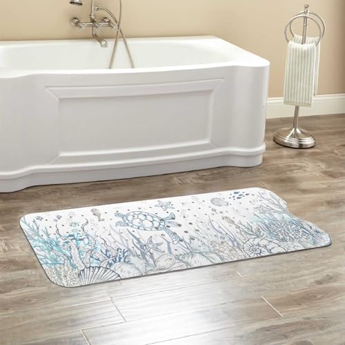 Sea Turtle Bathtub Mat Non Slip, Cute Baby Bath Mat - Image 6