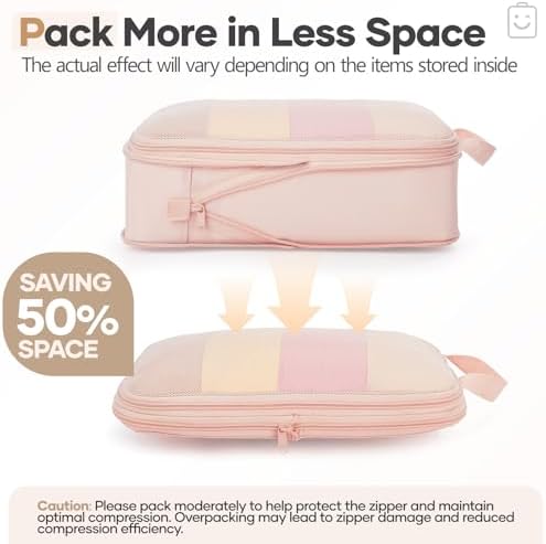 Veken 8 Set Compression Packing Cubes - Image 4