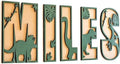 Name Sign For Nursery, Boho Nursery Sign, Family Name Signs, 3D Wall Art for by MONTOJOY-WoodenToys
