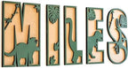 Name Sign For Nursery, Boho Nursery Sign, Family Name Signs, 3D Wall Art for by MONTOJOY-WoodenToys