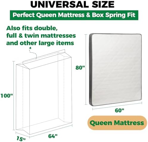 Queen Mattress Bags for Moving & Storage - Image 3