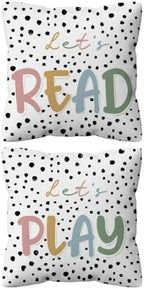 kdqua Boho Classroom Pillow Cover 18x18 Double-Sided, Kids Playroom Decorations by kdqua