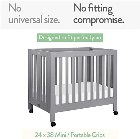 Joey + Joan Mini Portable 24x38 Fitted Crib Sheets – Compatible - Image 2