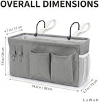 2pc Bedside Caddy Organizer - Image 6
