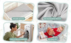 4 Pack Bassinet Sheets Compatible - Image 4