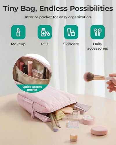 BAGSMART Small Makeup Bag for Women - Image 2