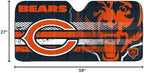 Fanmats NFL Windshield Sun Auto Shade, Sun Shield Sun Visor Accordion tri-fold - Image 3