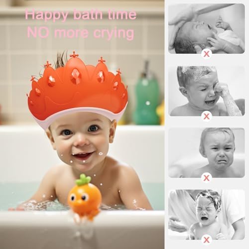 Baby Shower Cap Shield, Baby bath set shower cap, Visor Hat - Image 5