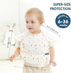 GRSSDER 3-pack Mess Proof Baby Feeding Bibs - Image 3