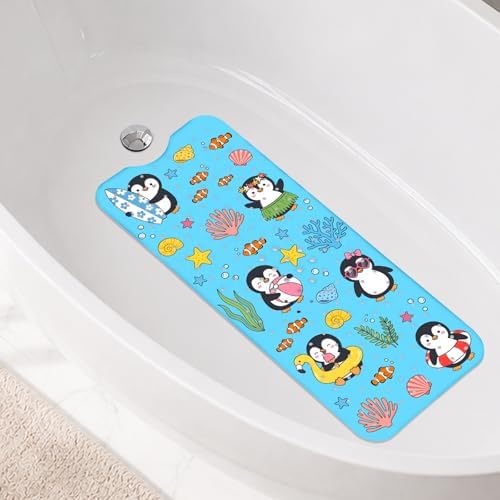 Penguin Bath Mat for Tub Non Slip, Kids Bath Mat for Baby - Image 4
