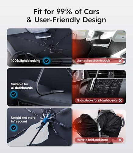 Wigoo Ice-Shield Car Windshield Sun Shade - Image 6