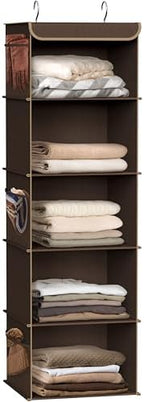Simple Houseware 5 Shelf Hanging Closet Organizer by SimpleHouseware