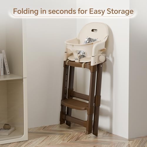 High Chair for Babies and Toddlers, Convertible Baby High Chair - Image 4