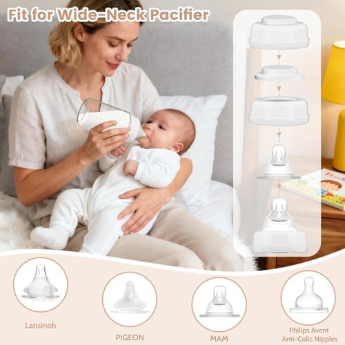 4 Pack 10oz Wide-mouth Breastmilk Storage Bottle - Image 5