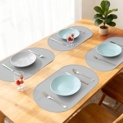 Silicone Placemat Set of 2, Heat Resistant Placemats - Image 7