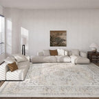 10x14 Area Rugs for Living Room: Large Washable Rug Lightweight Non Slip Low - Image 3