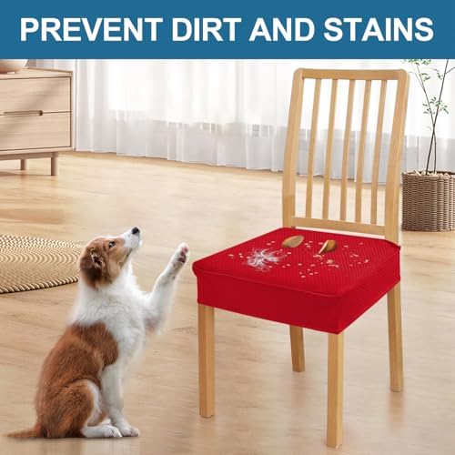 Smiry Waterproof Seat Covers for Dining Room Chairs - Image 6
