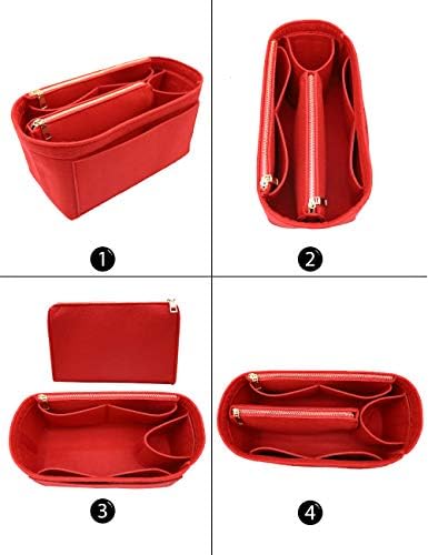 LEXSION Felt Purse Organizer Insert, Tote Bag Shaper Dividers - Image 3