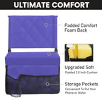 Sheenive Stadium Seats with Back Support, Padded Bleacher Seat Cushion - Image 5