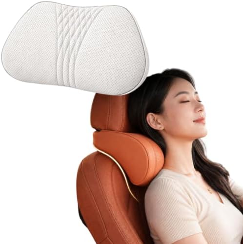 Universal Memory Foam Car Headrest Neck Pillow Ergonomic Auto Neck Cushion by SNNAQSFR