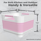 GIMWA 2.6 Gal Collapsible Baby Bottle Wash Basin - Image 2