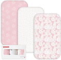 Gllquen Baby 3-Pack Muslin Cotton Bassinet Sheets by GLLQUENBABY