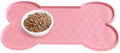 PWTAA Dog Food Mat Anti-Slip Silicone Dog Bowl Mat Thicker Pet Placemat by PWTAA